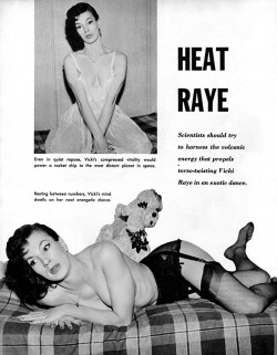 Vicki Raye Appears In The Pages Of The June ‘58 Issue Of ‘Frolic’ Magazine..