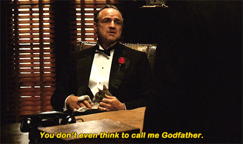 filmgifs:  The Godfather (1972) Dir. Francis Ford Coppola  