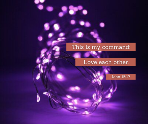 Let us love one another with the love of Christ.For more daily reflection, verse and encouragement, 