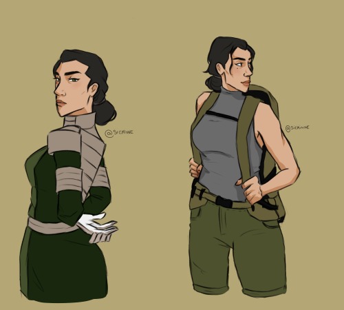 good afternoon, kuvira nationhave these random drawings i was too lazy to finish shadingpose referen