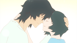 gawki:  a paint over of one scene from wolf children ame and yukisuch a wonderful moviecried lots