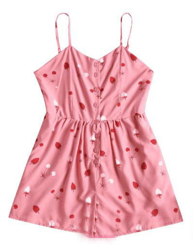 coquettefashion:  Pink ItemsCherry Romper | Heart BodysuitRuffle Trim  Dress |