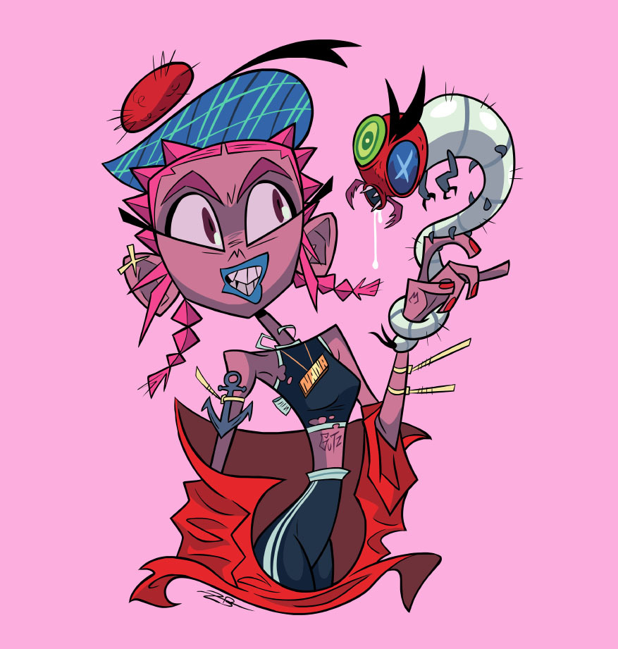 snaggle-teeth:  I don’t normally do these “draw this in your style” things,