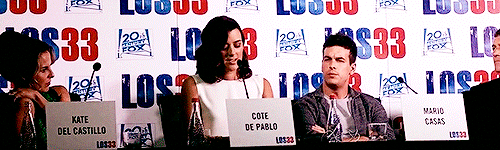 classydepablo:Cote De Pablo: (sighs) Sorry. (Thinking, looking down and speaks) I lost a person who 