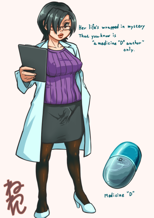 neone-x:  Her life’s wrapped in mystery.That you know is “a medicine “D” author”, only.
