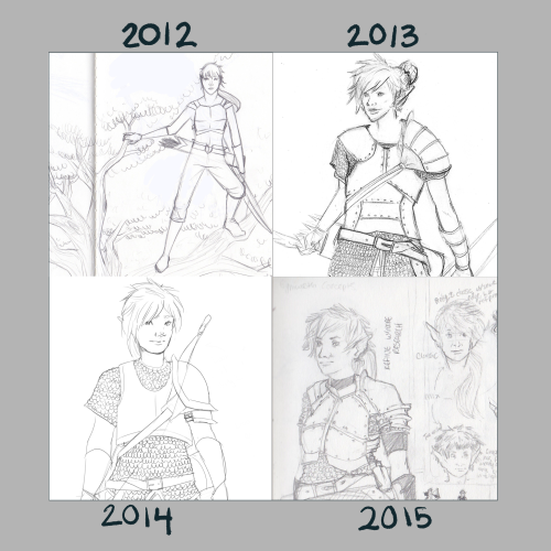 Ive Been Using My Oc Eymweth, Who Ive Had For Almost As Long As Ive Been Drawing, To Follow My Art Journey