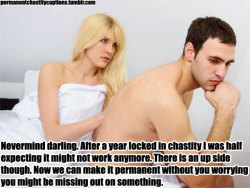 Permanent Chastity Captions