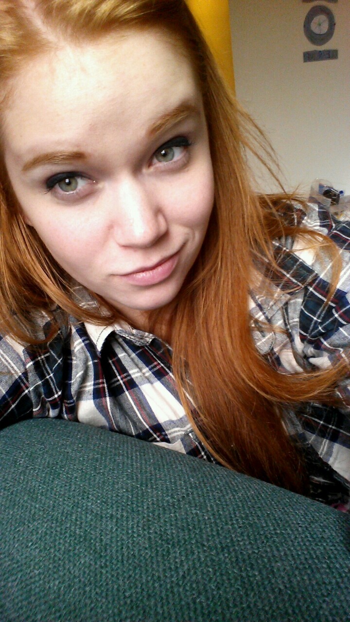 For some reason the way I was laying/sitting made for super-charged red-hair pictures.