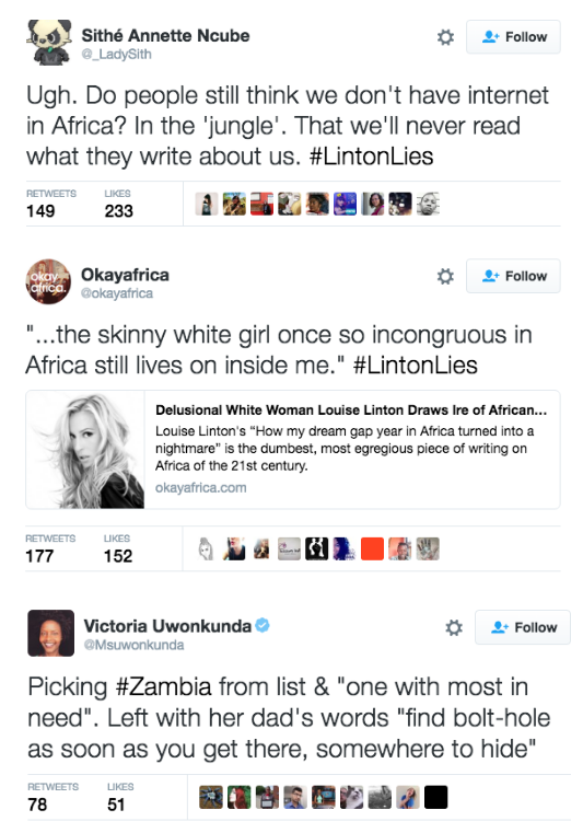 thechanelmuse: Delusional White Woman Louise Linton Draws Ire of African Twitter
