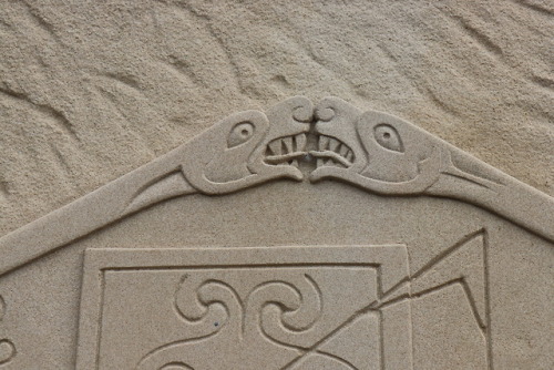 Replica of the &lsquo;Churchyard Cross&rsquo;, Aberlemno Community Centre, Aberlemno, Angus, Scotla