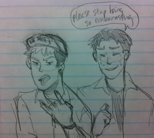 cockschtein:  i drew this in rly dim lighting have mercy on me 