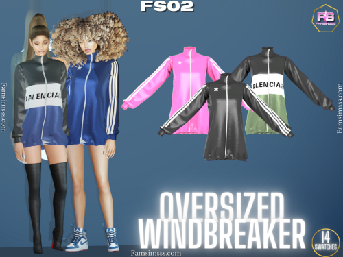 Oversized Windbreaker - Full Body FS02 DownloadFree because I wanted to gift all of our supports som