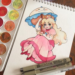 kk-atelyn:  super princess peach!! 🍑