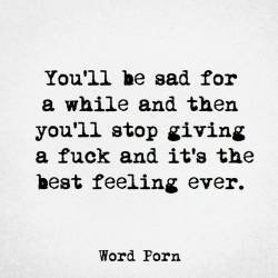 Or you can be sad AND not give a fuck! Saves some time and let&rsquo;s you get on with things!! 🤔🖕😊 #dontgiveafuck #moveon #multitask