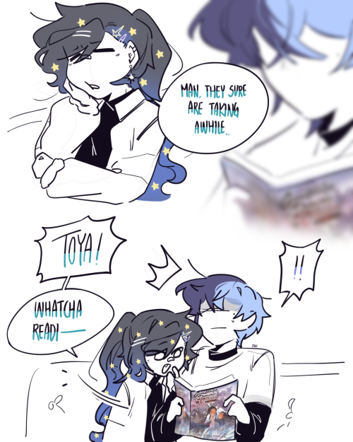 Kohane And Akito Liking Yuri Manga Is So Funny And Honestly I See It As Canon Now, But That Begs The