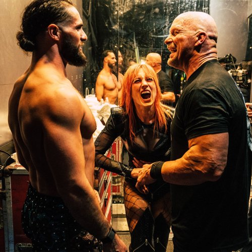 Behind the scenes at Wrestemania 38 Weekend DigitalsGallery: https://seth-rollins-fans.smugmug.com/S