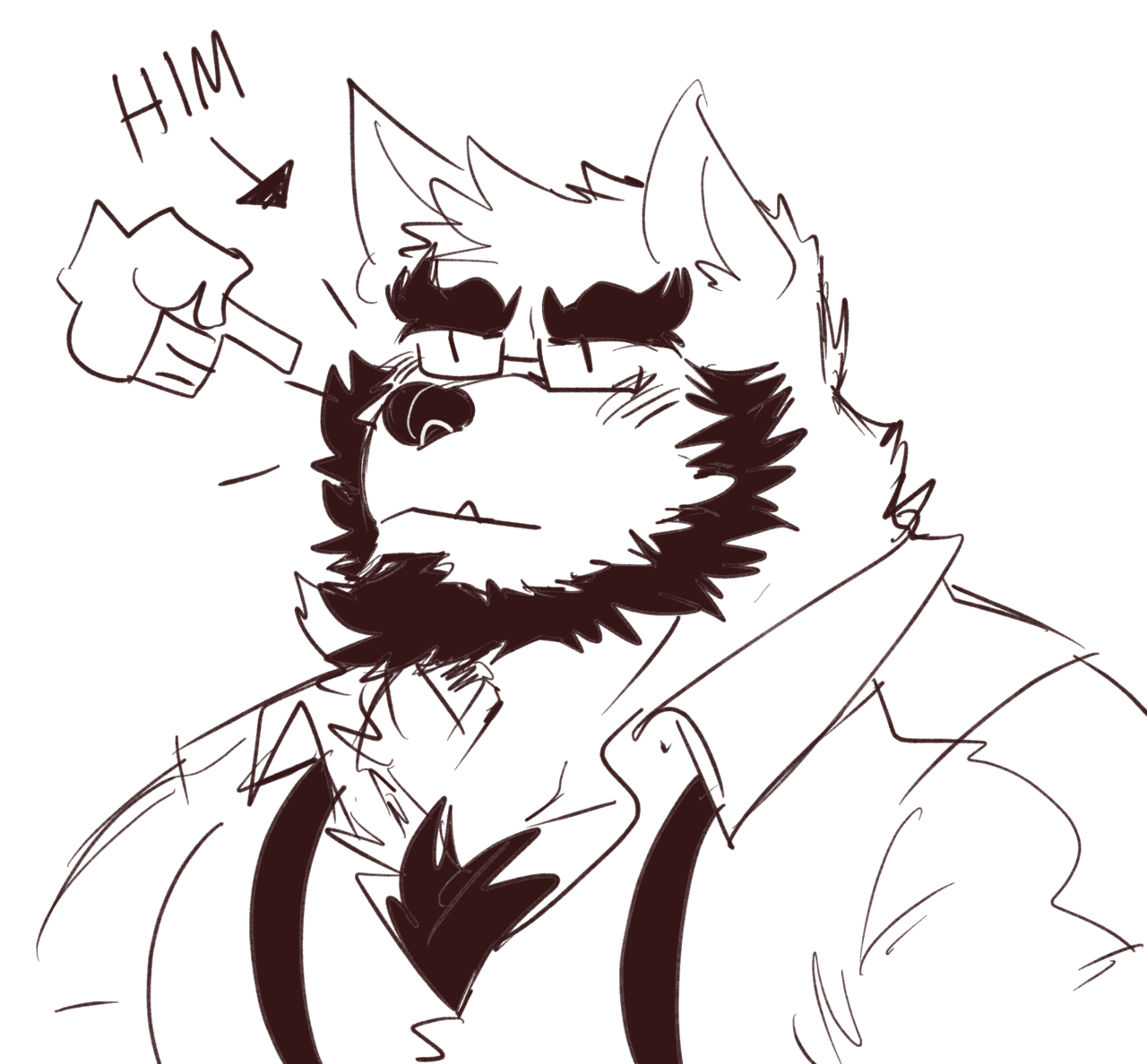 thewildwolfy:  Various doodles: kemono edition