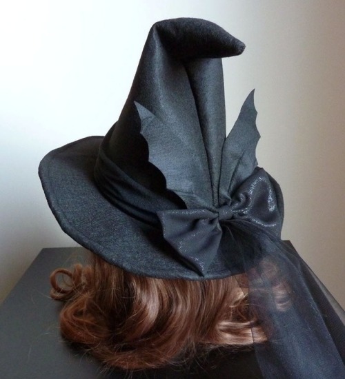 therestlesswitch: sosuperawesome: Witch Hats / Hair Accessories Luminescen Tea on Etsy See our #Et