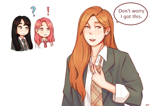Boss is feared by everyone, except Wheein ❤️ (Hwasa was going to approve yongsun’s request any