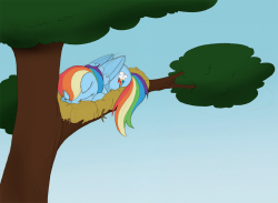 thedenofravenpuff:  Nesting RainbowI can