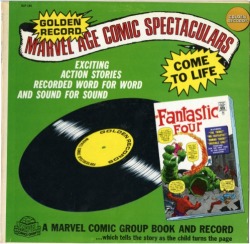 twentiethcenturykid:  STAX OF WAX! Golden Records Marvel Age Comic Spectaculars Book &amp; Record Circa 1966 Fantastic Four