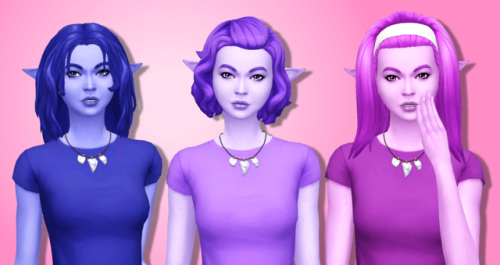 dcwnandout:9 KiaraZurk Medium Female Hairs in Sorbets Remix Updated recolours of my original post in