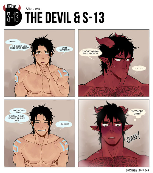 31. Cute #the devil and S-13 #bara#muscle#muscles#muscular#yaoi#bl#gay#cute#comic#webcomic