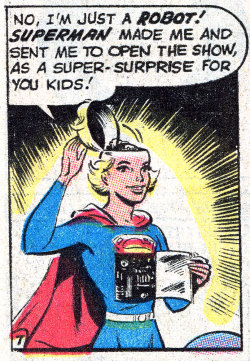 superdames:  “I’m just a robot! Superman