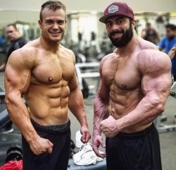 musclegodselfies:  Gokhan Eskin (right)