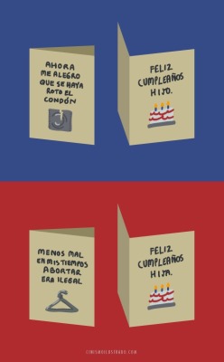 cinismoilustrado:  Tarjetas de Cumpleaños