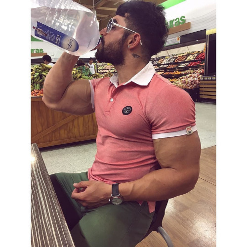 Bodybuilders in Street Clothes