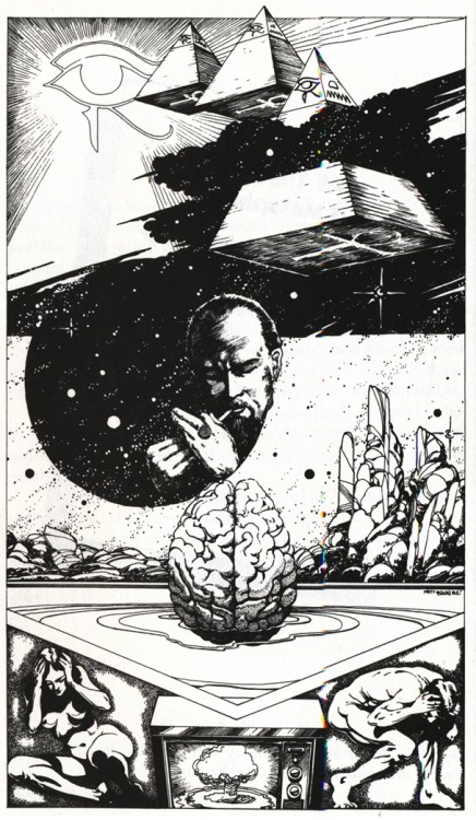 transformeverything:Illustrations by Matthew Gouigfrom Robert Anton Wilson’s Right Where You A