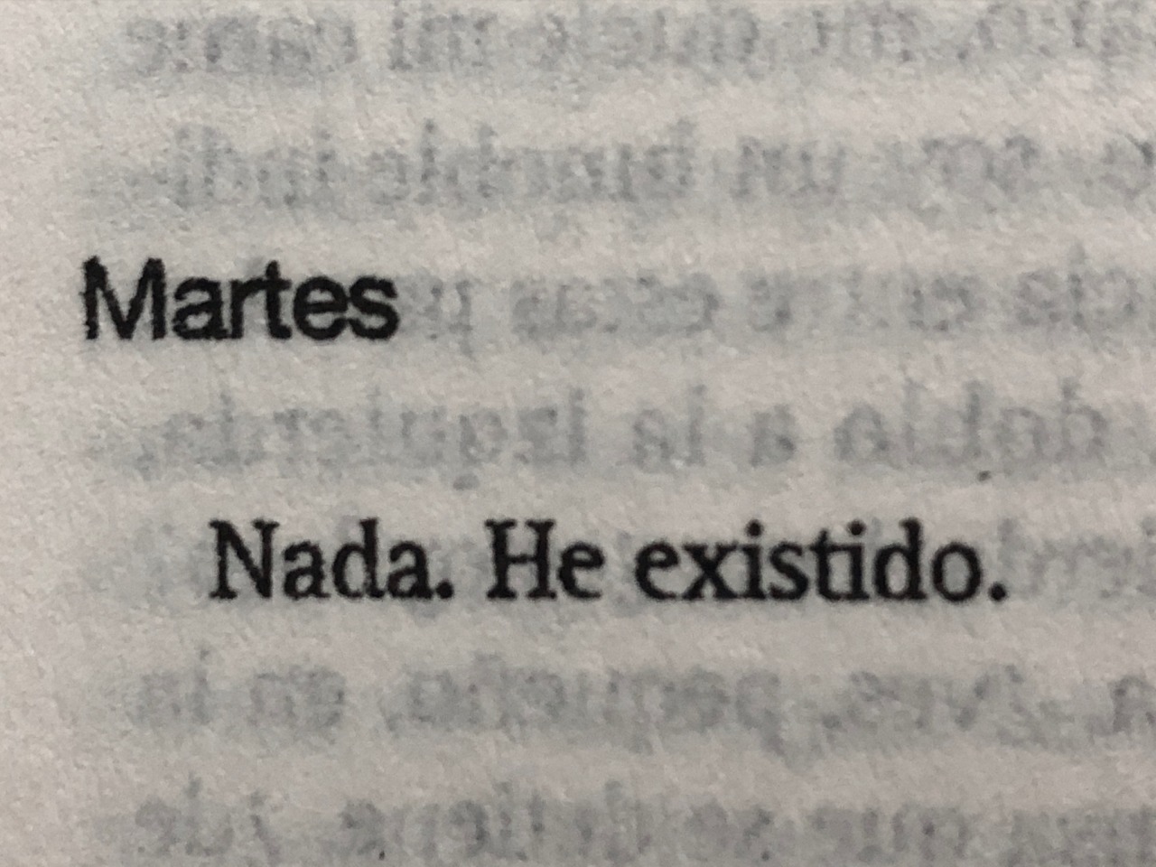 Poesía, novela, cuento y algo más — La náusea