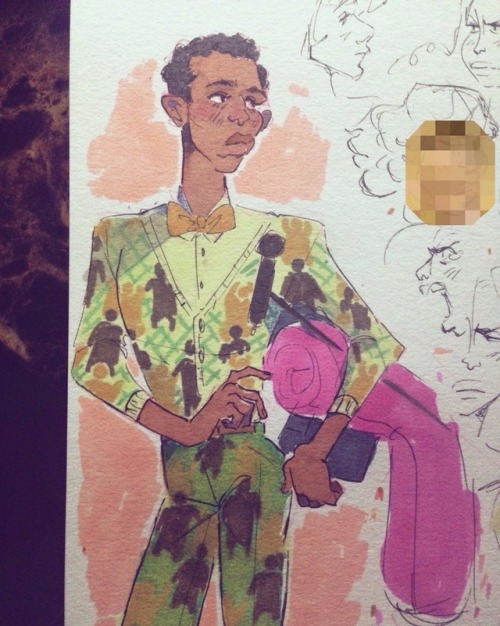 tacogrande: I almost forgot to post my doodle of stromae ! :0