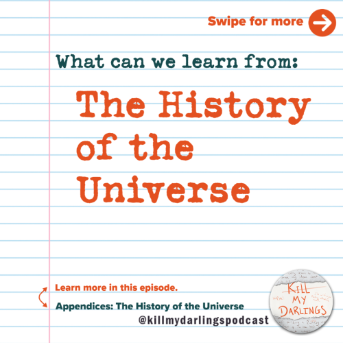  This week in the appendices episode, The History Of The Universe, we discussed what cosmology looks