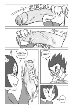 funsexydragonball:    Videl from HFIL pg08-09Bursting