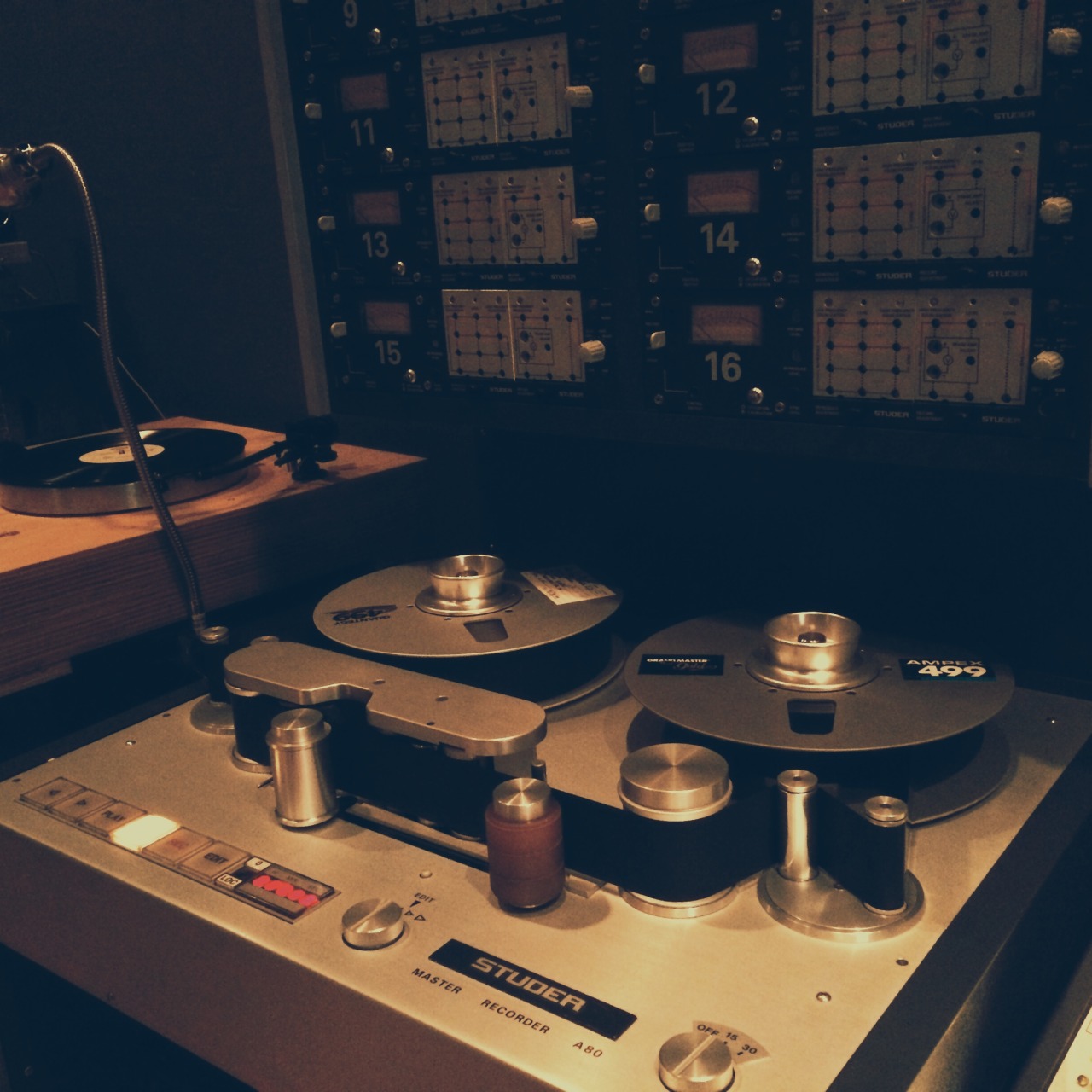 Mixing with the Studer today.
No, really.