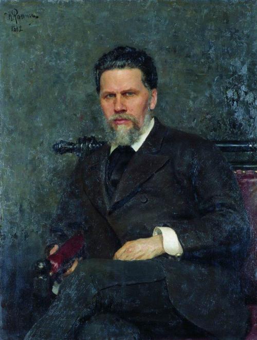 fleurdulys:  Portrait of  the Artist Ivan Kramskoi - Ilya Repin 