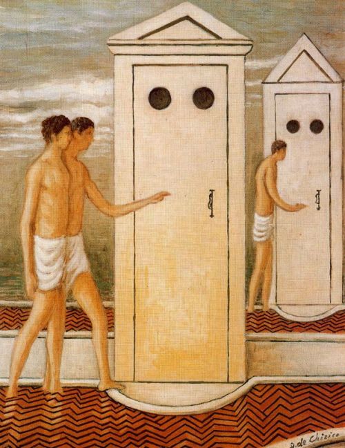 artist-dechirico: Booths, Giorgio de Chirico https://www.wikiart.org/en/giorgio-de-chirico/booths 