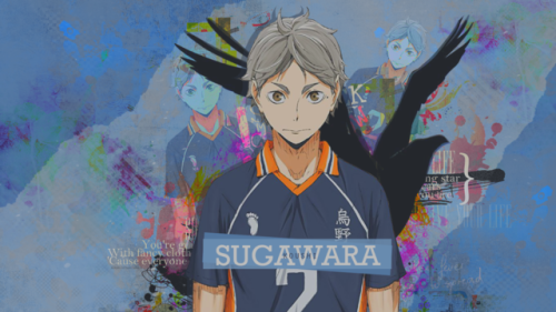 akashi-tetsuki: Haikyuu!! || Sugawara Koushi || Phone Wallpaper 540x960 and Desktop Wallpaper 1366x7