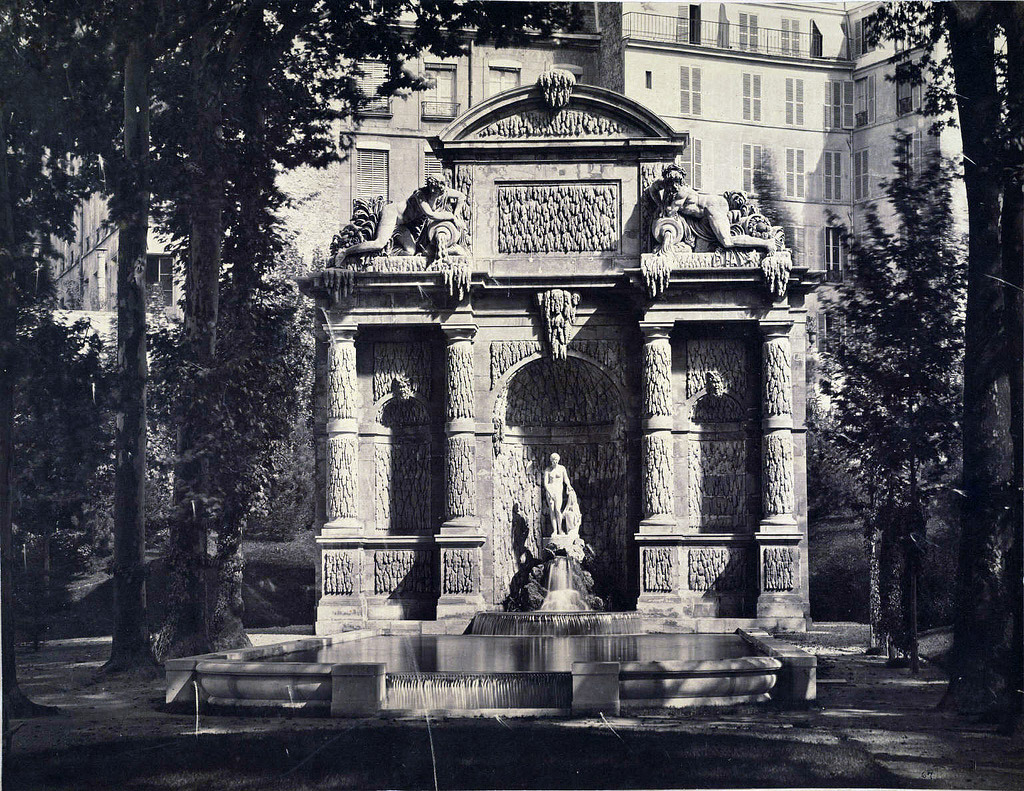 The Medici Fountain at the gardens of the Palais du Luxembourg, Paris