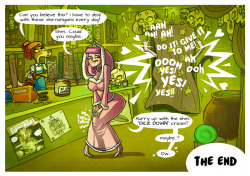 shia-art:delidah:  Episode 4 - Page 4.2.Seems like a customer has just walked in while Delidah and Monrena where busy… A customer many of you may know!It’s shia-art&rsquo;s Princess Pippa!    Haha when I first loaded this, the face of Pippa was pixeled