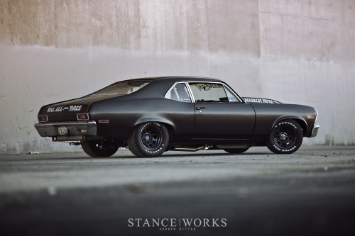stanceworks:  StanceWorks - Kill All Tires - Brian Scotto’s 1972 ‘Napalm Nova’
