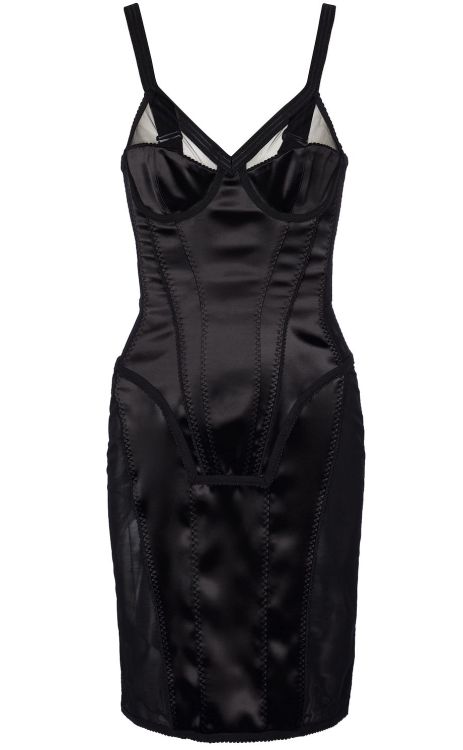 Burberry by Riccardo Tisci | satin bustier dress