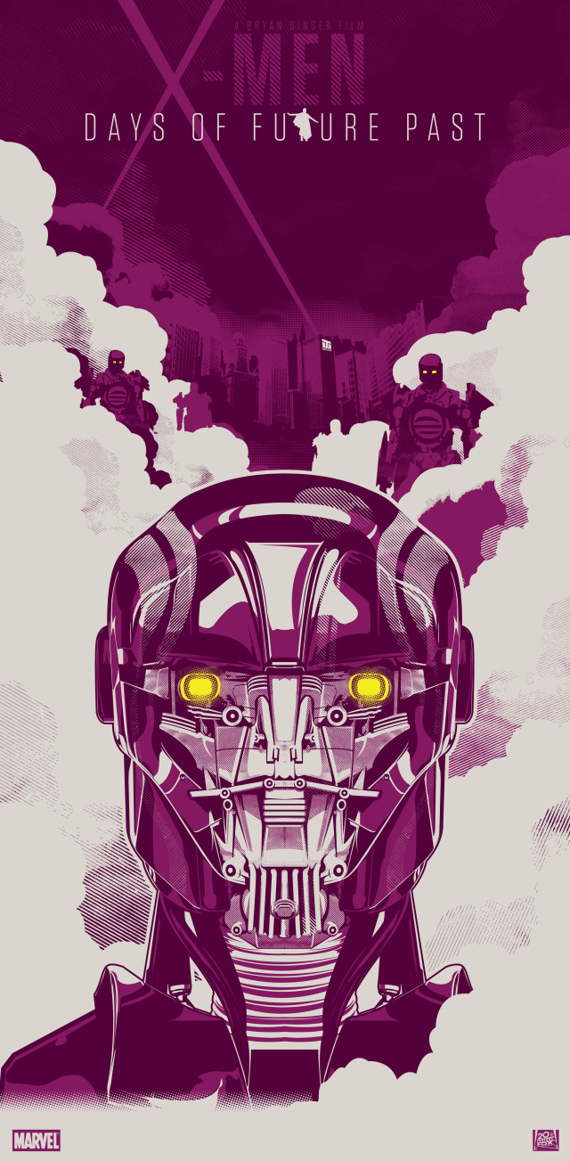 thecyberwolf:  X-Men: Days of Future Past &ldquo;Poster Posse Project #6 - Blurppy Exclusive”
