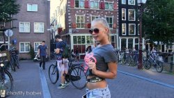 ginaboundlife:  Darina in Amsterdam, locked