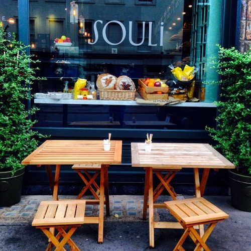 Can’t beat London lunches. Island life leaves me starved for the quaint, charming and (gourmet) delicious. (at Souli)