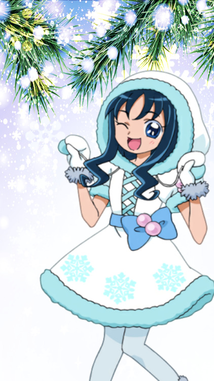 sailormnemosyne:Precure holiday wallpaper set!!free to use! like &amp; reblog!!