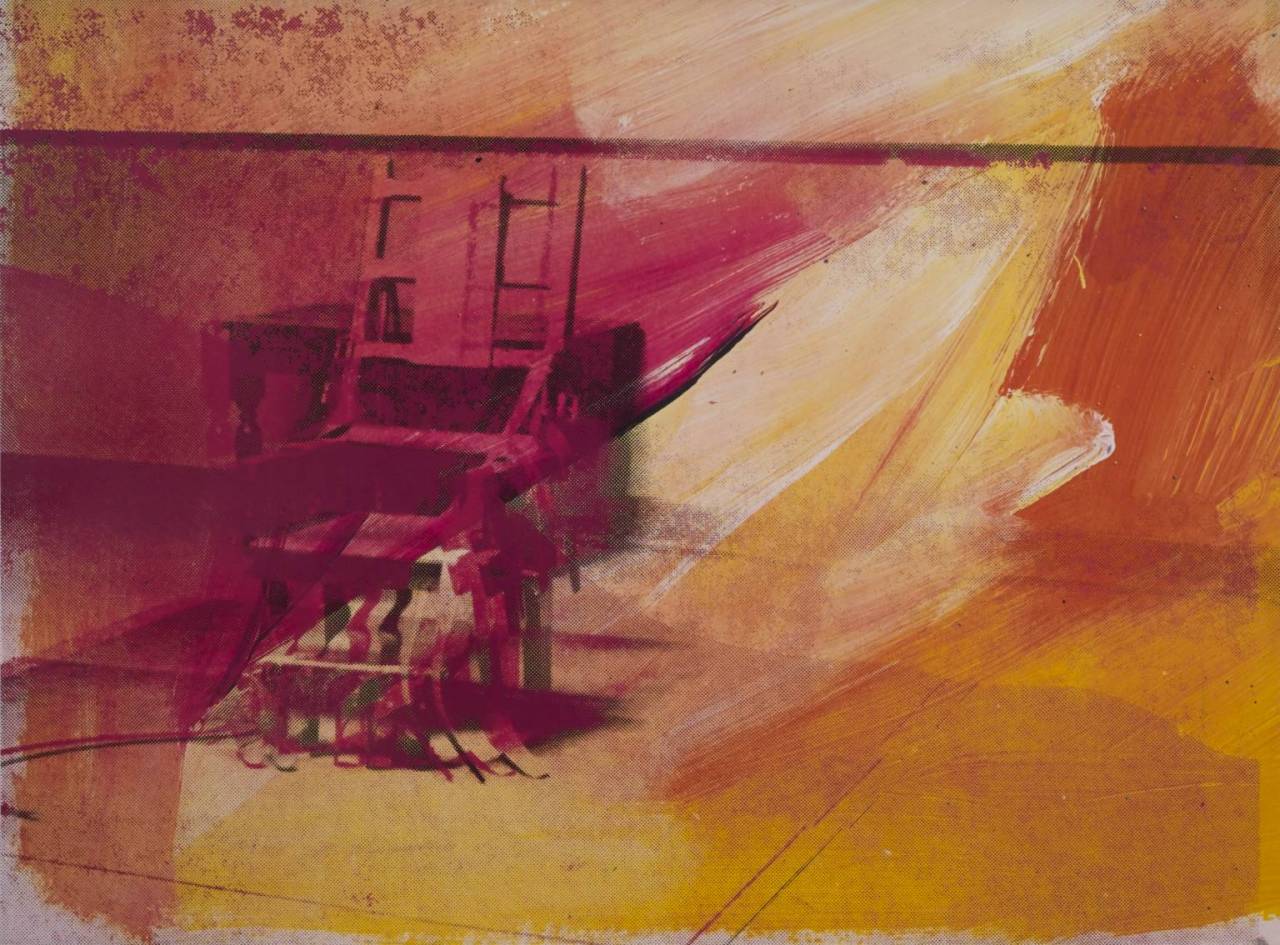 museumuesum:  Andy Warhol Electric Chair, 1967, Acrylic and lacquer applied to screen