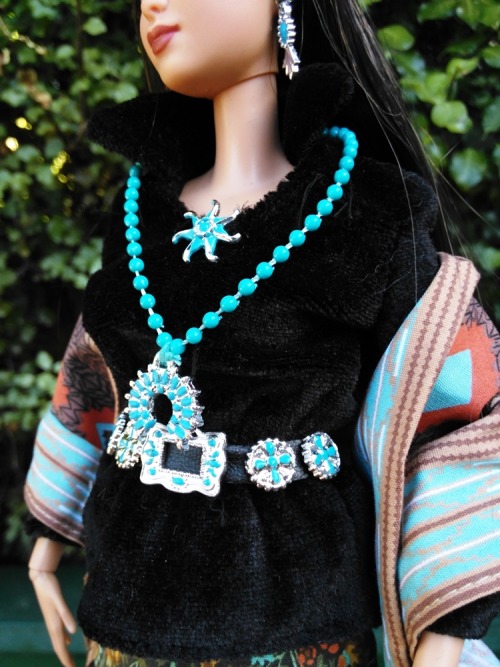 dolljunk:Here’s my Princess of Navajo doll rebodied onto a MTM body and her straightened out b